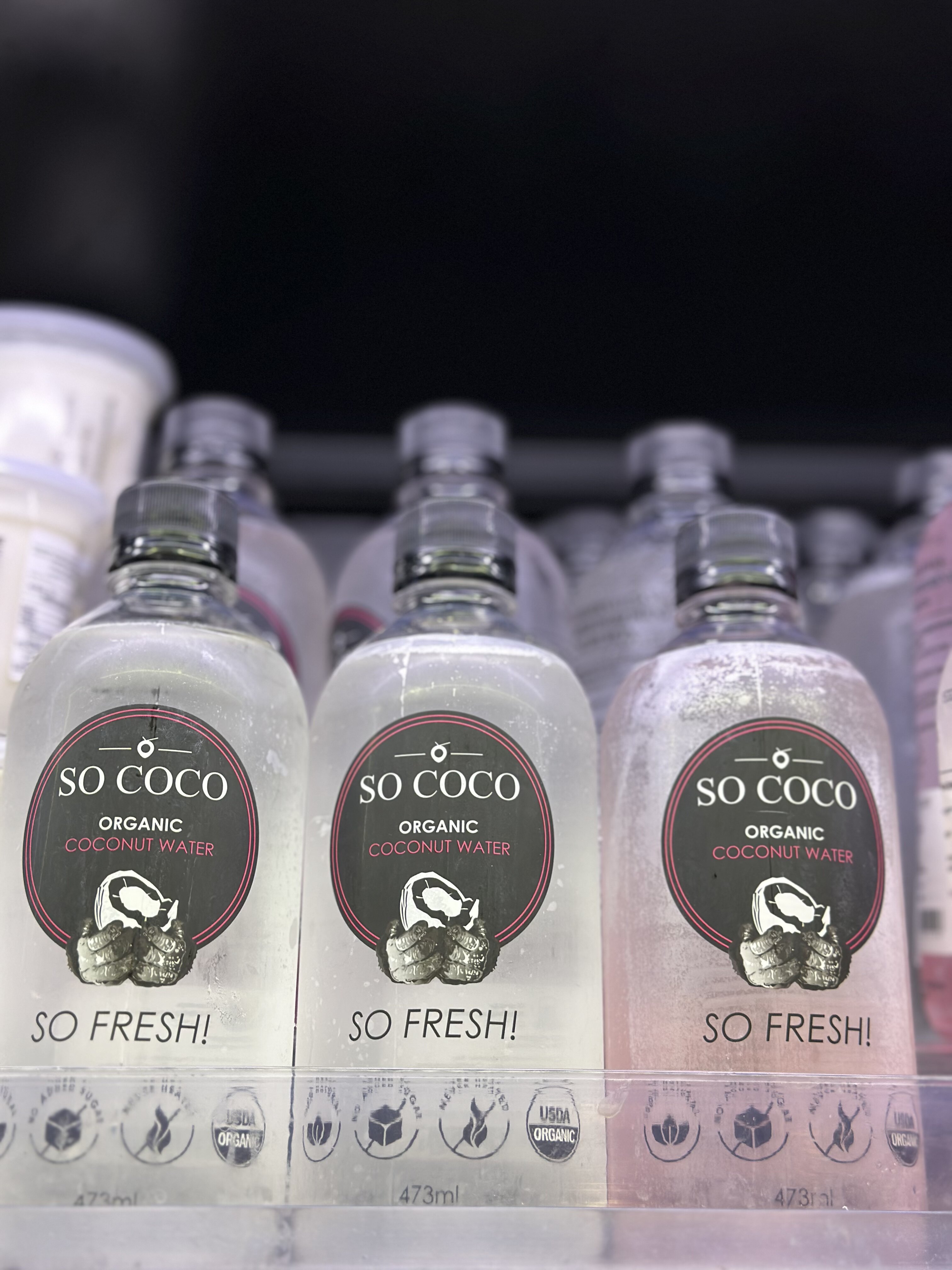 代购正品 泰国进口 SO COCO有机原味椰青水/有机椰子水 原味 三瓶