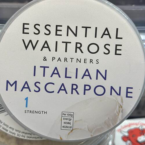 代购ESSENTIAL WAITROSE/维狄意大利马斯卡彭芝士 Mascarpone