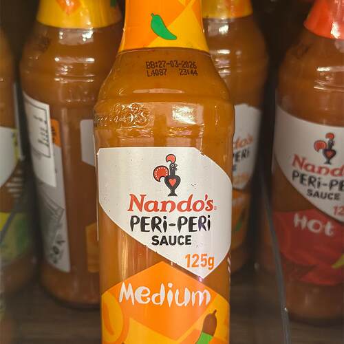 代购正品 新西兰进口 NANDO'S霹雳辣酱 中辣 125克
