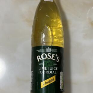 代购 英国进口 ROSE 1升 玫瑰青柠浓缩果汁