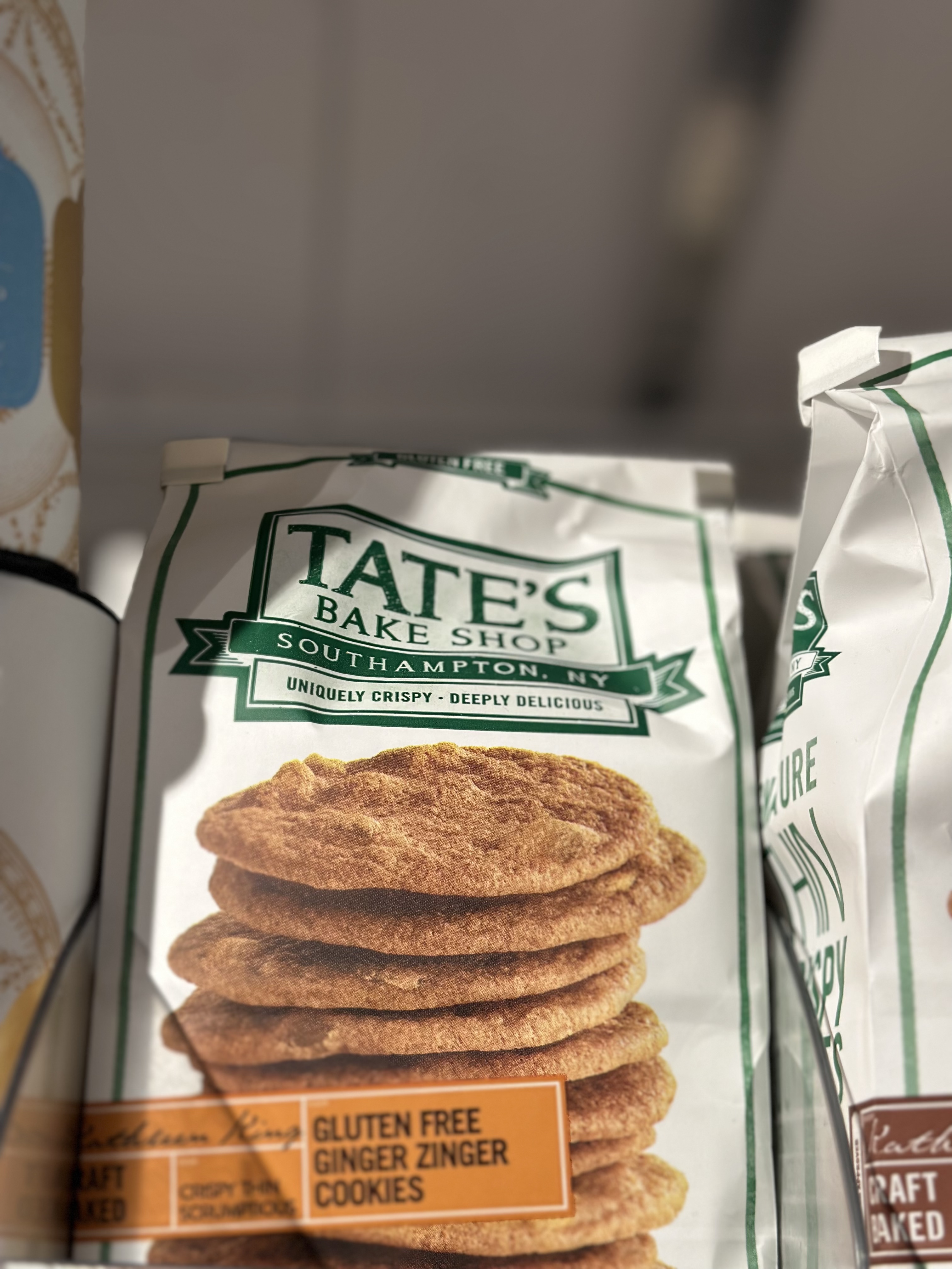 代购正品 美国进口 TATE'S无麸质姜味曲奇/TATES无麸质姜味曲奇饼