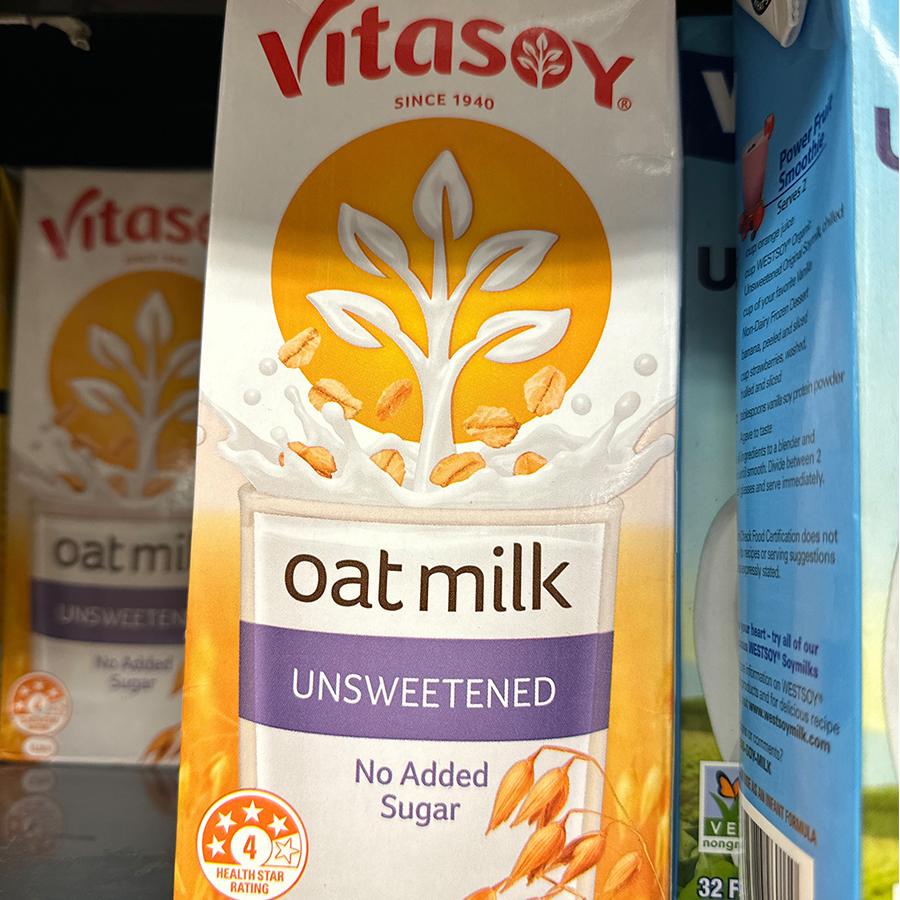代购正品 VITASOY/维他奶澳洲无添加糖燕麦奶/无糖燕麦奶 1升