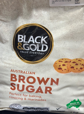 代购澳大利亚进口 Black&Gold黄糖 brown sugar 1公斤