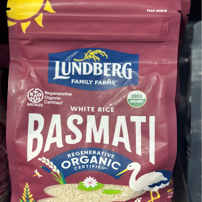 代购美国进口 LUNDBERG有机印度香米/白米/大米 907克