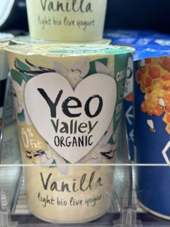 代购正品 国外进口 Yeo valley有机香草味乳酪/有机云呢拿味酸奶