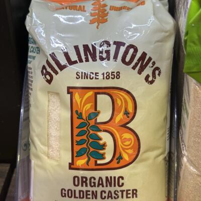 代购 英国进口 BILLINGTON'S有机幼金砂糖 golden caster 500克