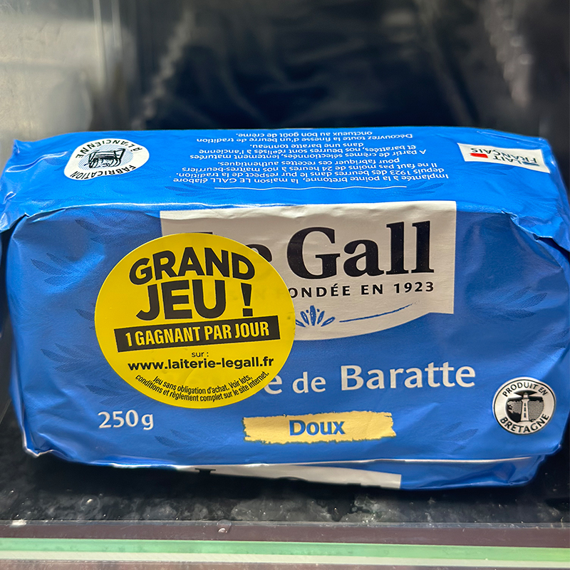 代购法国进口 LE GALL淡味牛油 250克