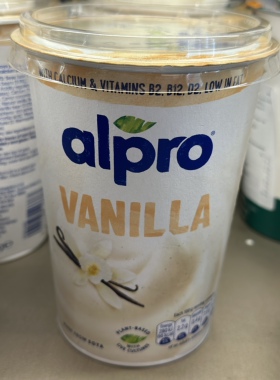 代购正品 国外进口 ALPRO香草味大豆乳酪/香草味大豆酸奶 500克