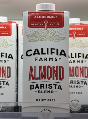 代购正品 美国进口 Califia Farms专业冲调用杏仁奶/杏仁奶 946ml