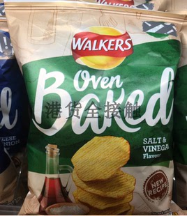 代购正品英国进口 WALKERS盐醋味焗薯片 37.5