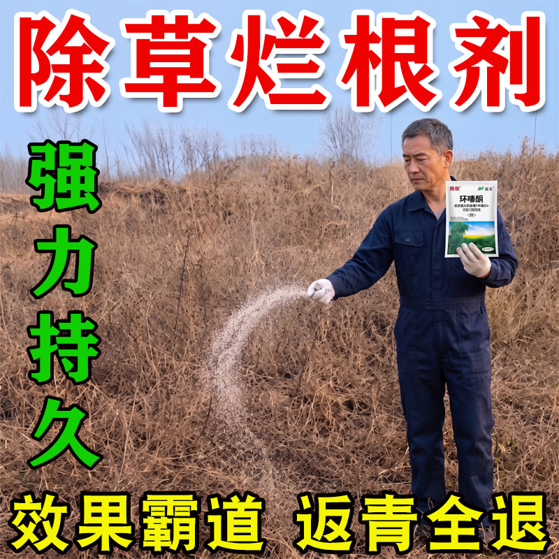 环嗪酮强力除草烂根剂正品一扫光除草剂