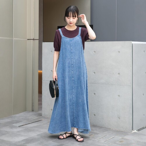 东京胖黄瓜日本代购 ITEMS 棉麻吊带连衣裙 IT26230-2062010