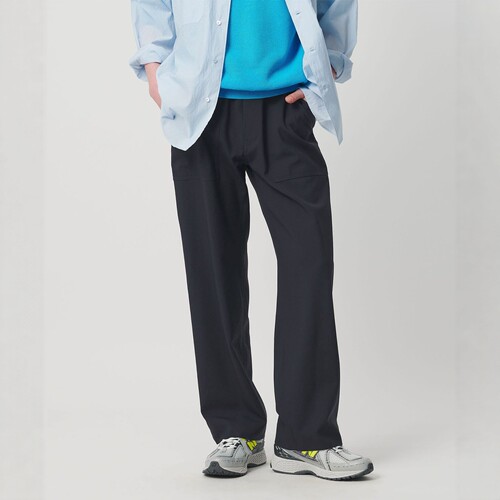 【26SS VIP限时6折】UNITED ARROWS 纯羊毛垂坠感工装裤 0001