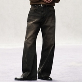 东京胖黄瓜日本代购 WYpt1240 复古弯曲牛仔裤 WYM LIDNM