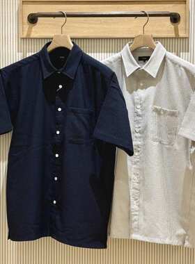 【VIP限时7折】BEAMS 吸湿排汗泡泡纱衬衫 男款 1774