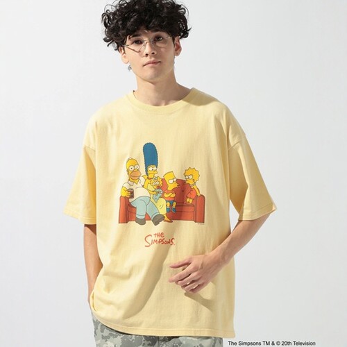 日本代购 The Simpsons / niko and... 印花短袖T恤 1042111