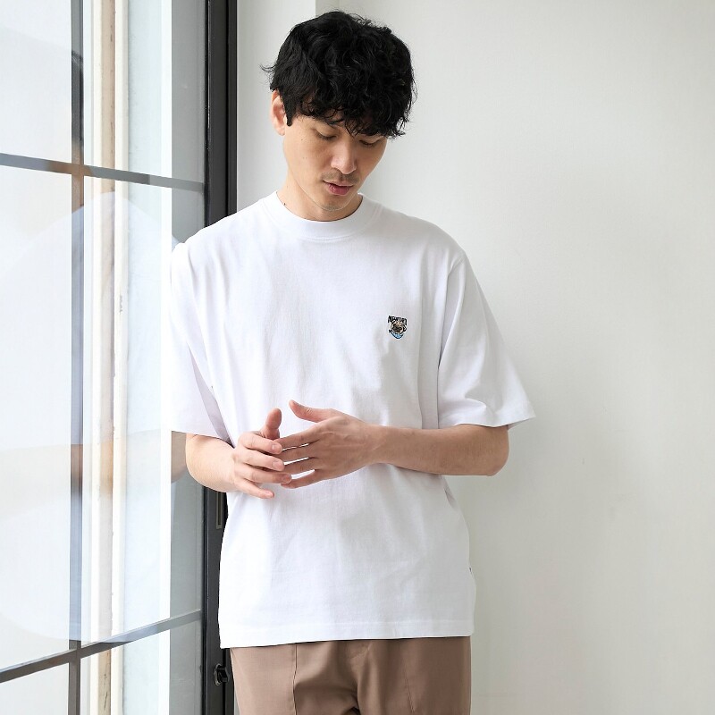 东京胖黄瓜日本代购 coen 男女款 动物刺绣短袖T恤 0039