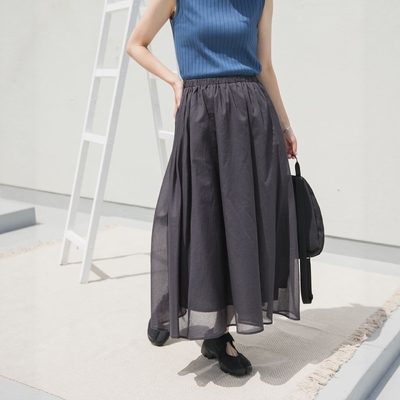 东京胖黄瓜日本代购 DOORS 薄纱聚拢半身裙 DRA5-25E102