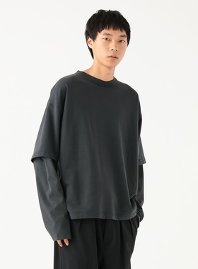 【6折】BEAMS 65/35 假两件层叠长袖T恤 男款 0477