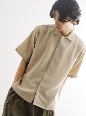 【7折】日本代购 tk.TAKEO KIKUCHI 科技织物衬衫 C01-82370