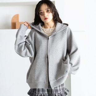 日本代购 RAGEBLUE 女款 拉链连帽卫衣 601134