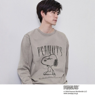 日本代购 PEANUTS / THE SHOP TK 印花长袖T恤 616-25002