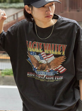 【47折】东京胖黄瓜日本代购 MONO-MART 复古印花短袖T恤 sc1086