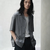 WYM LIDNM 刺绣薄纱短袖 东京胖黄瓜日本代购 衬衫 WYsh909