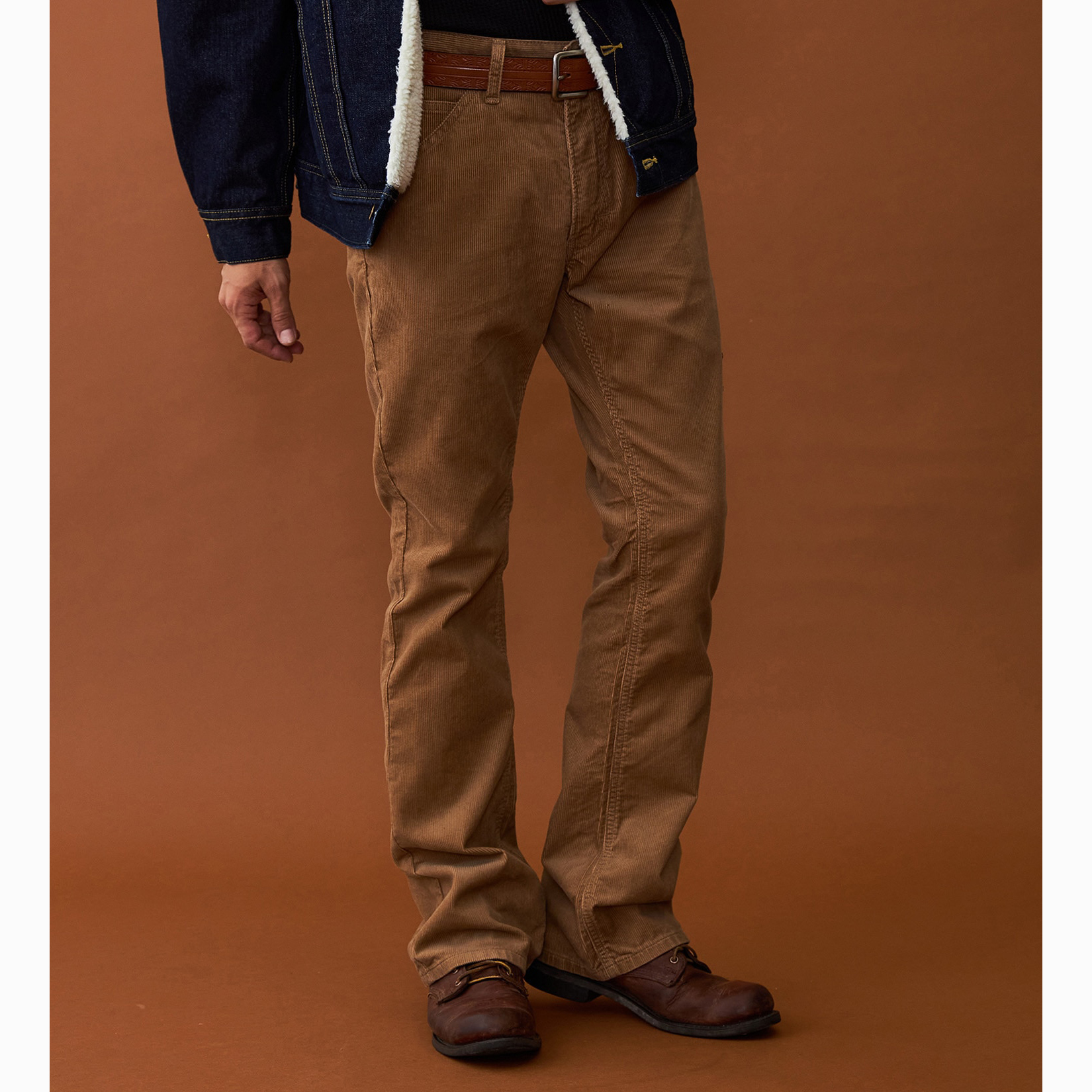 日本代购Lee灯芯绒休闲裤