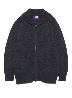 26春夏 TNF 紫标 Tape Yarn Field Sweater 拉链针织衫 N26SJ022