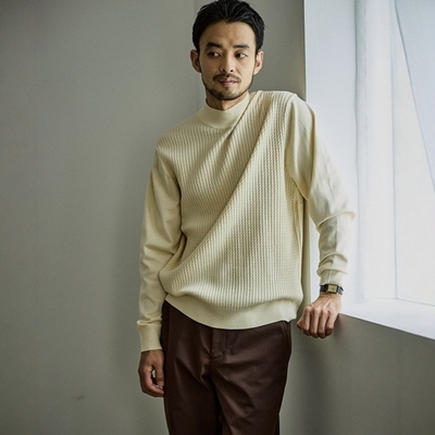 日本代购 JUN STANDARD PICKS 模拟领套头针织衫 AXM15010