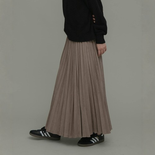 【VIP限时6折】东京胖黄瓜 Sonny Label 仿麂皮褶襉裙LAA7-25O801