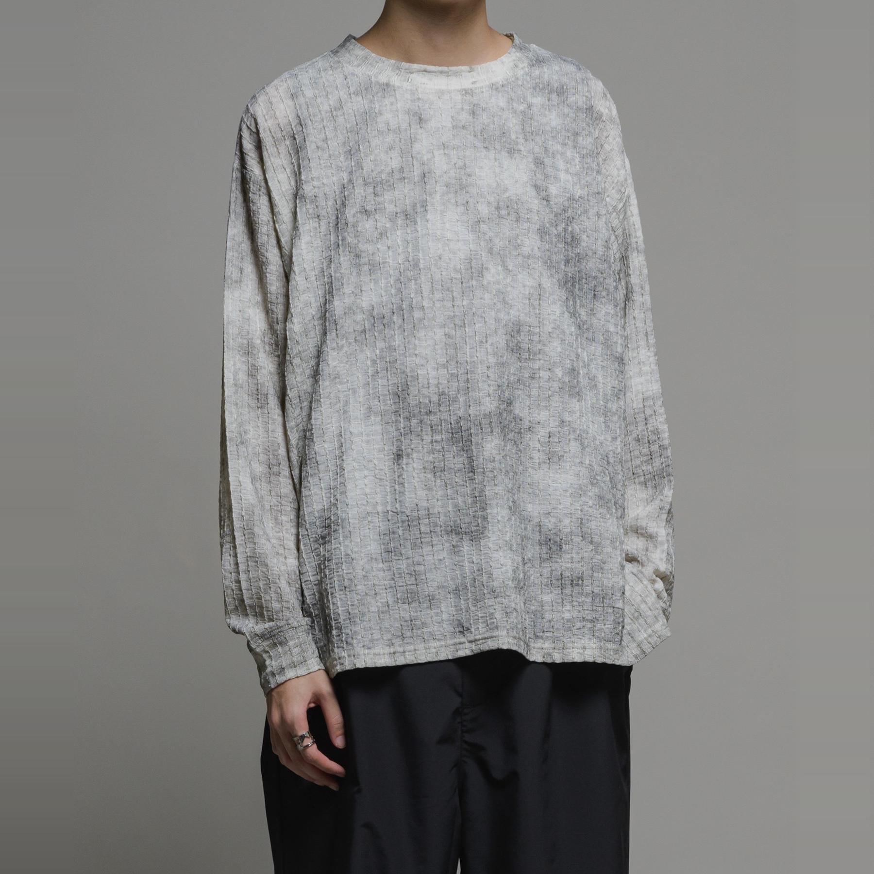 CasperJohn染色长袖圆领T恤