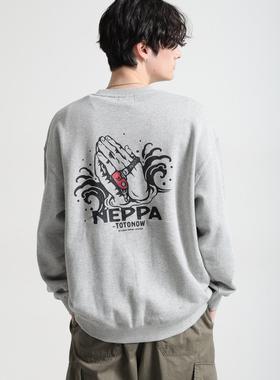 【5折】日本代购 RAGEBLUE TOTONOW印花刺绣套头卫衣 151168