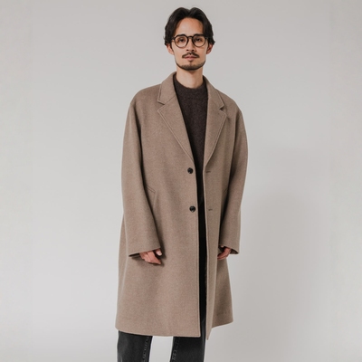 【7折】URBANRESEARCH 美利奴羊毛大衣 男款 URA7-17B005