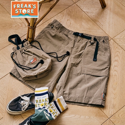 【VIP限时56折】FREAK'S STORE x BEACH & FES 防水尼龙短裤 0398