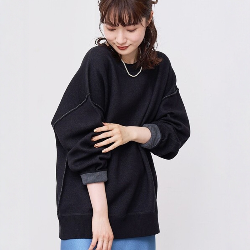 日本代购 coen 女款 双面穿套头针织衫 0004