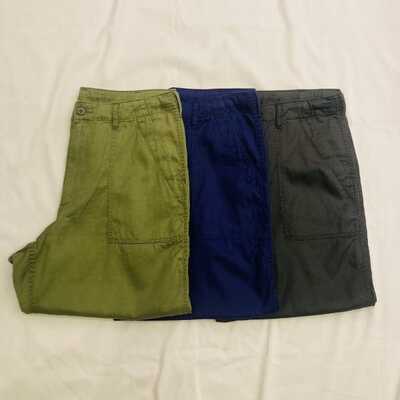 【7折】BEAMS 复古水洗斜纹休闲裤 男款 1794