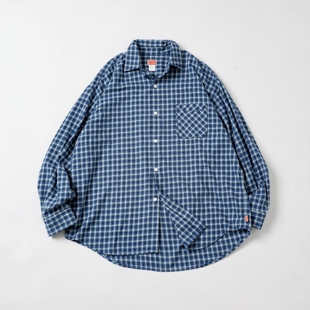 FREAK 宽松格子法兰绒衬衫 HINSON STORE 0041 65折