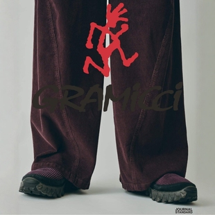 GMP5 日本代购 灯芯绒3D宽松休闲裤 F1108 Gramicci