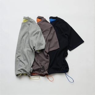 26春夏 JOURNAL STANDARD relume 双面撞色纺锤形T恤 男款 7070