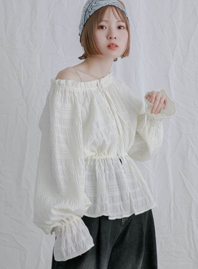 【5折】 KBF 两用露肩衬衫 KBA4-23J120