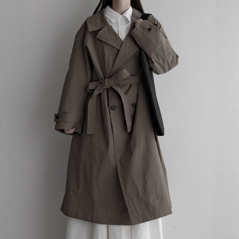 remer loose double breasted trench coat 宽松风衣 RR00000022