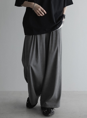 remer loose basic tuck wide buggy PT 宽松休闲裤 RR00000039