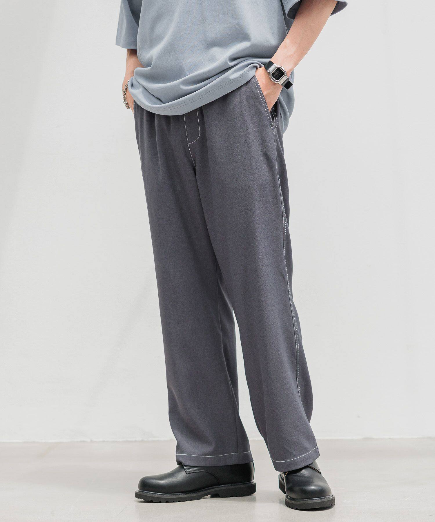 东京胖黄瓜日本代购 rageblue 斜纹布缝线工装裤 127901