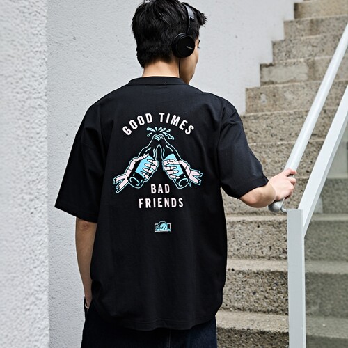26春夏 LURKING CLASS x FREAK'S STORE 复古印花T恤 男款 0016