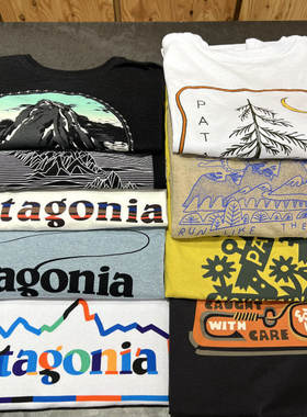 【现货】日版 PATAGONIA 印花T恤 男女款 37811