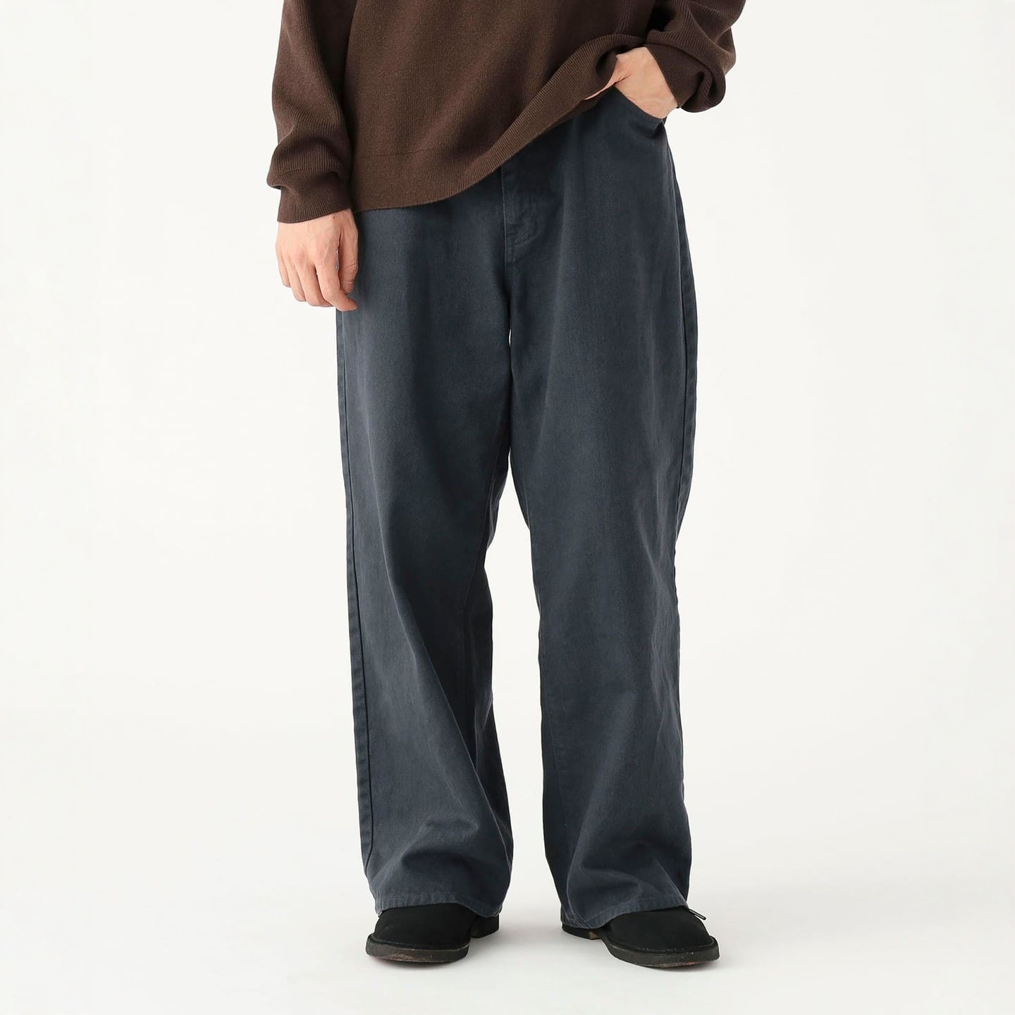 【VIP限时7折】B:MING by BEAMS 纯棉褪色五口袋牛仔裤 0123