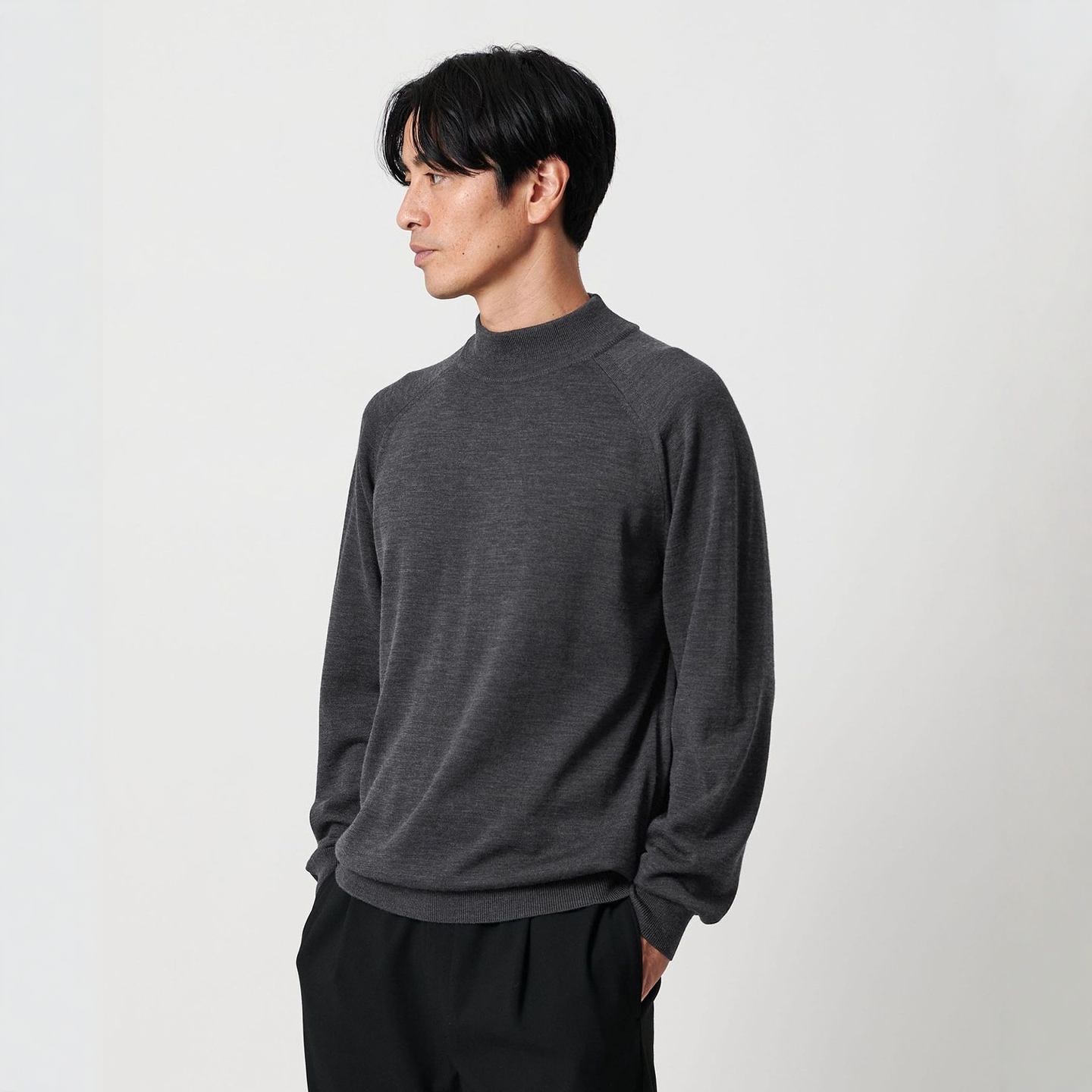 25秋冬 BEAUTY&YOUTH 可机洗纯羊毛高领针织衫 男款 4267