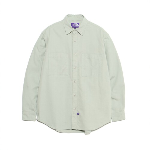 TNF 紫标 Double Pocket Field 斜纹棉工装衬衫 男款 N25FG062